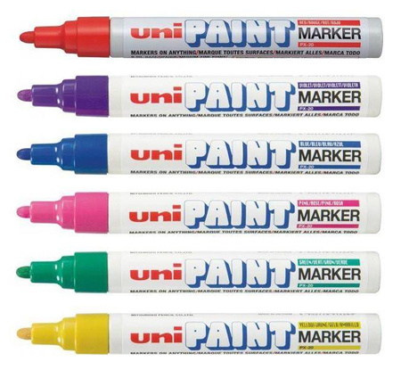 Marker olejowy Uni PX-20 zielony