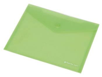 Teczka kopertowa na zatrzask Panta Plast A4  zielony
