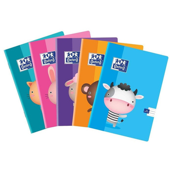Zeszyt Oxford A5 16 kartek linia podwójna kolorowa Kids