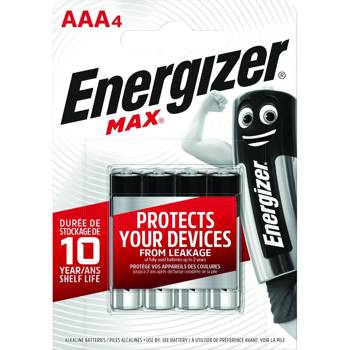 Baterie AAA LR06 1.5V Energizer Max 4 sztuki