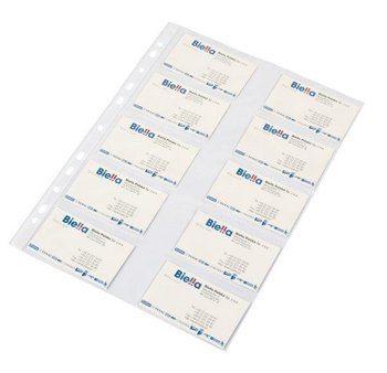 Koszulki na wizytówki A4 Donau krystaliczne