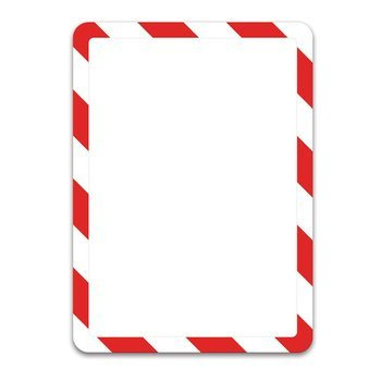 Kieszeń magnetyczna Tarifold Magneto Safety A4 biało-czerwona