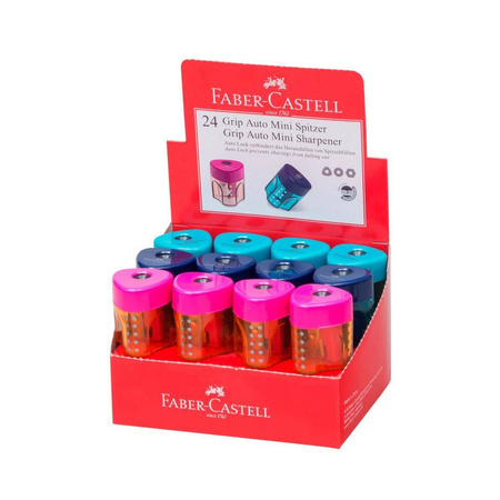 Temperówka z pojemnikiem Faber Castell Auto Grip mini