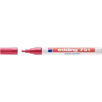 Marker olejowy Edding 751 czerwony