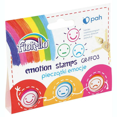 Pieczątki Emocje Fiorello 3 sztuki
