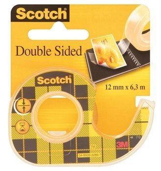 Taśma dwustronna przezroczysta Scotch 12mm x 6,3m