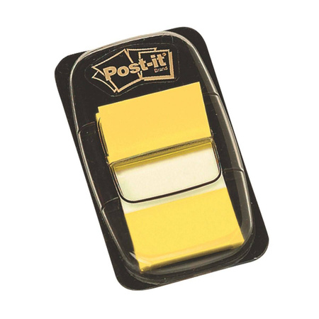 Zakładki indeksujące Post-it 3M żółte 25x43mm 680-5