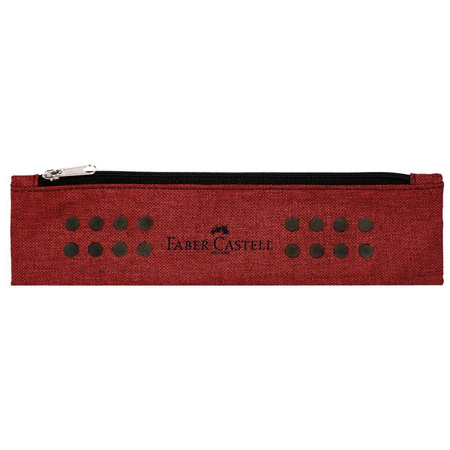 Piórnik saszetka Faber Castell Grip czerwony