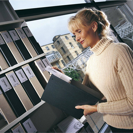 Kieszeń samoprzylepna 3L na etykiety 12 sztuk + etykieta 35x75mm