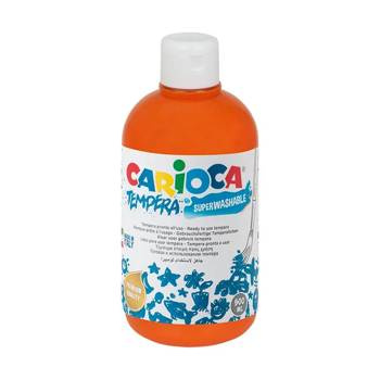 Farba tempera Carioca 500ml pomarańczowa