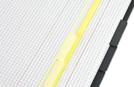 Kołonotatnik A4 150 kartek kratka Mintra Lines granatowy