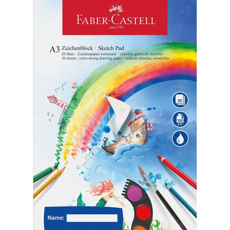 Szkicownik A3 20 arkuszy Faber Castell