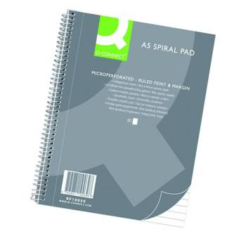 Kołonotatnik A5 80 kartek linia Q-Connect