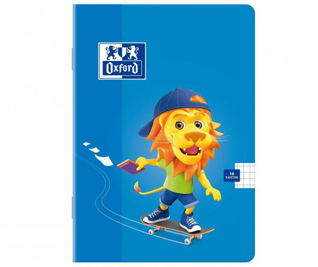 Zeszyt Oxford A5 w kratkę 16 kartek Lion