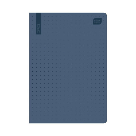 Zeszyt A5 w kratkę 60 kartek Soft Touch kropki Interdruk