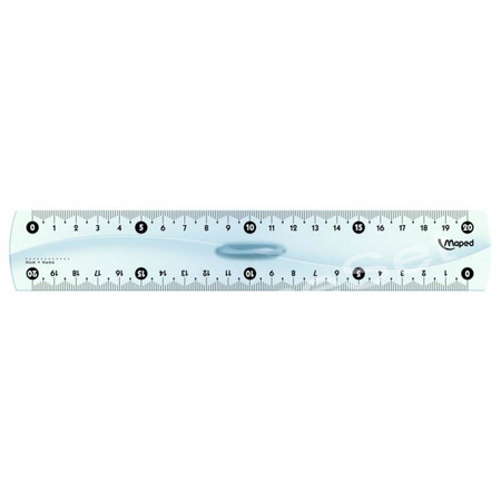 Linijka 20 cm z uchwytem Maped Classic