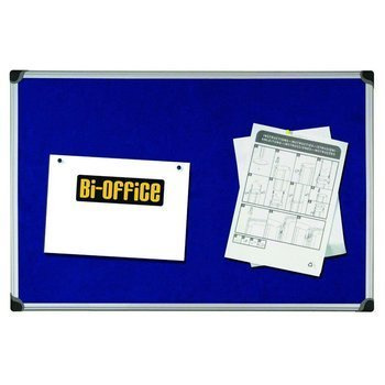 Tablica filcowa Bi-Office 60x90cm niebieska