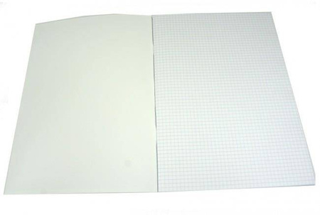 Zeszyt A4 w kratkę 96 kartek laminowany Unipap