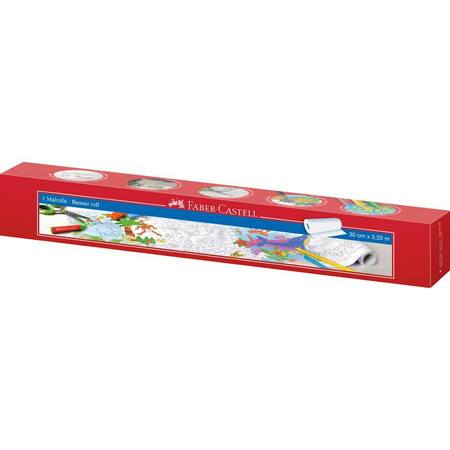 Kolorowanka w rolce samoprzylepna Faber Castell