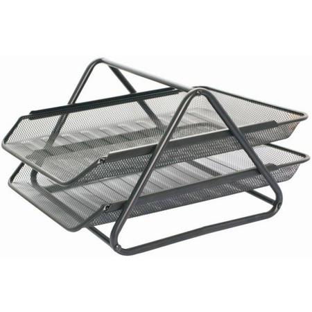 Szuflady na dokumenty A4 metalowe Profice 2 szt czarny