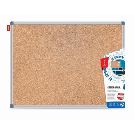 Tablica korkowa w ramie aluminiowej 150x120 cm Classic Memobe