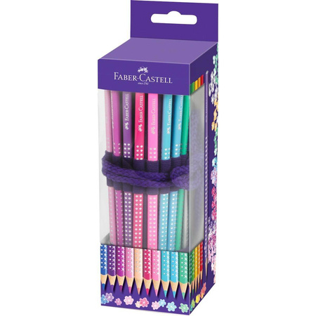 Kredki ołówkowe Faber Castell Sparkle w piórniku 20 kolorów