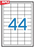 Etykiety samoprzylepne Apli uniwersalne białe 48.5x25.4mm