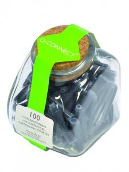 Naboje do pióra Q-Connect w słoiku