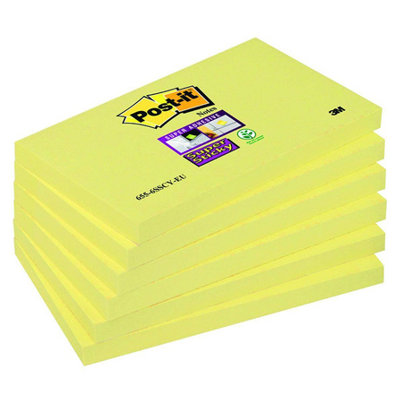 Karteczki samoprzylepne 127x76mm Post-it Super Sticky