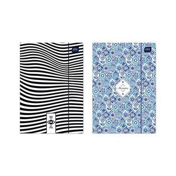 Teczka z gumką Interdruk A4+ Lux Mozaica