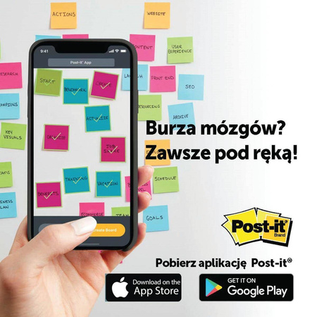 Karteczki samoprzylepne w linie 101x152mm Post-it 3M Super Sticky XXL 3x45 kartek