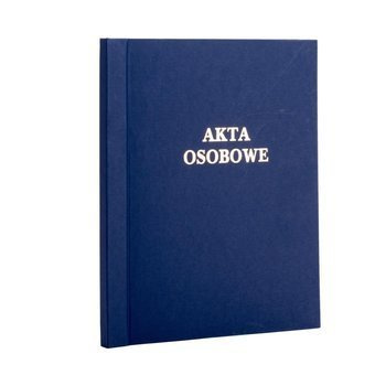 Teczka do akt osobowych Warta oklejana granatowy