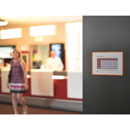 Ramka magnetyczna Tarifold naścienna A4 niebieski