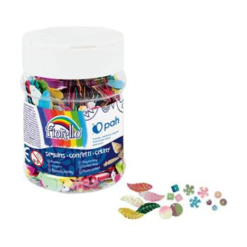 Cekiny confetti miks w słoiku 70g