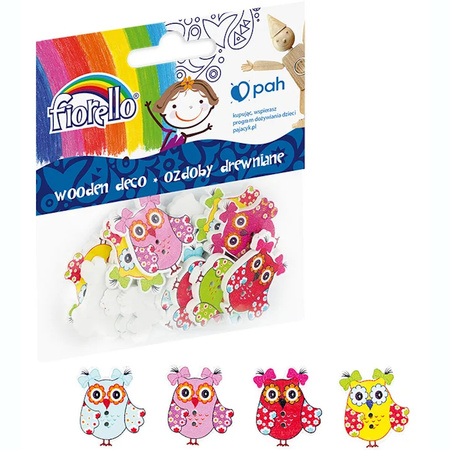 Ozdoby drewniane Fiorello GR-WD605 Sowa