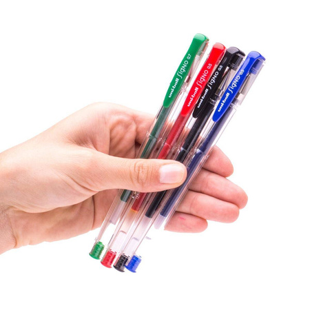 Długopis żelowy Uni UM-100 niebieski