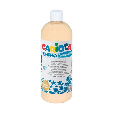 Farba tempera Carioca 1000ml łososiowa