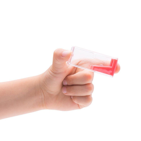 Temperówka z pojemnikiem Faber Castell transparentna