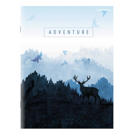 Zeszyt A5 w kratkę z marginesem 60 kartek Megamix Top 2000