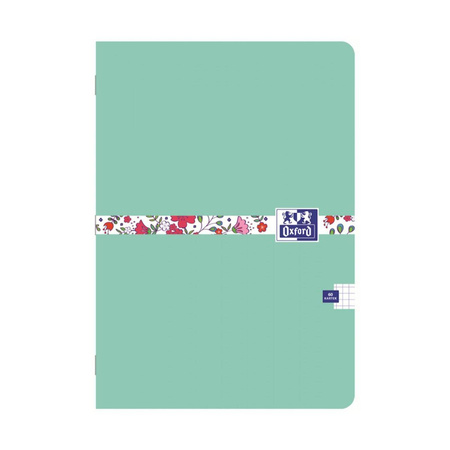 Zeszyt Oxford Floral A4 w kratkę 60 kartek