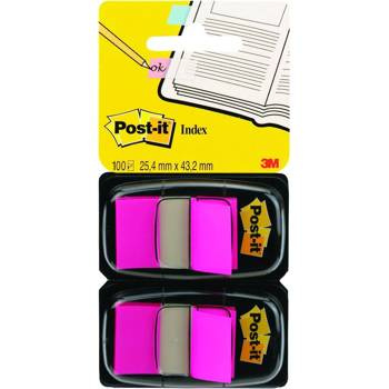 Zakładki indeksujące Post-it 3M 25x43mm różowe 680-BP2