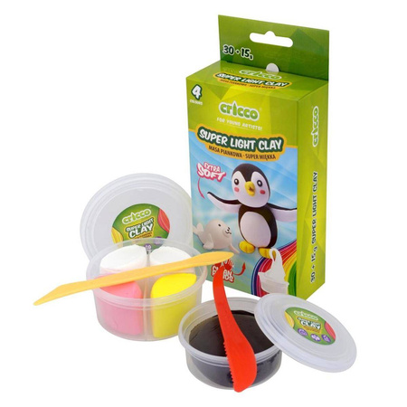 Masa piankowa Cricco zestaw mini 30g papuga pingwin