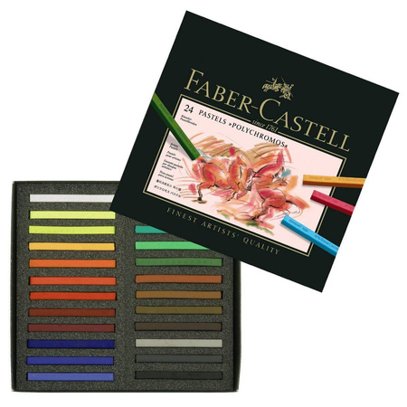 Pastele suche Polychromos Faber Castell 24 kolorów