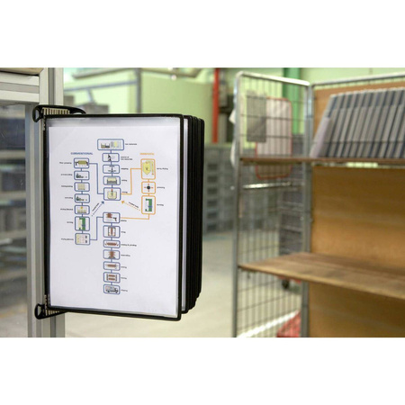 Magnetyczny system naścienny Veo Tarifold Pro A4 + 10 paneli prezentacyjnych PVC