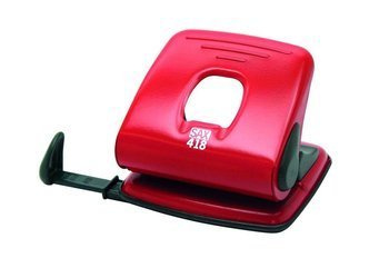 Dziurkacz Sax 418 (25 kartek) czerwony