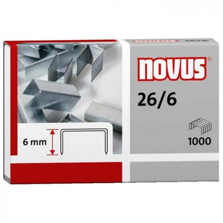 Zszywki 26/6 Novus