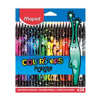 Kredki Maped ColorPeps Monsters trójkątne 24 kolory