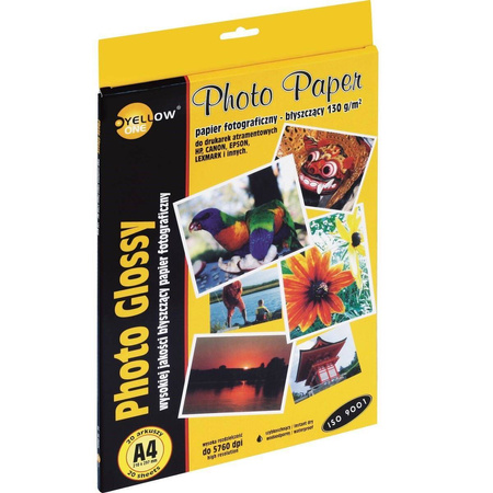 Papier fotograficzny A4 błyszczący 130g Yellow One