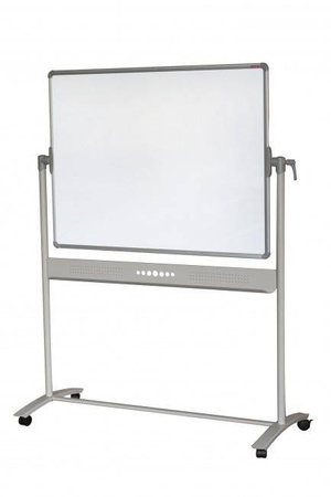 Tablica magnetyczna na kółkach 180x120 cm obrotowa Memobe