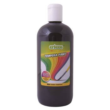 Farba tempera Cricco 500ml czarna